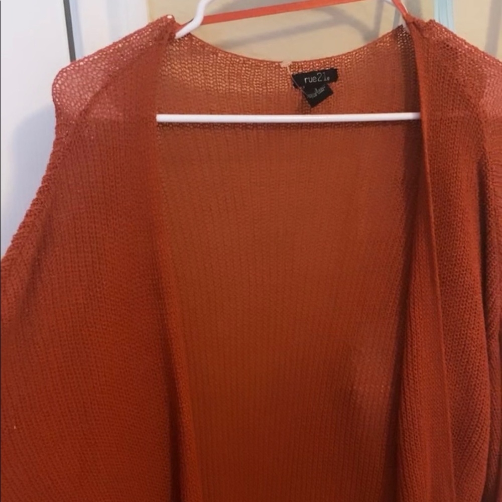 Cute autumn color cardigan (rue21)